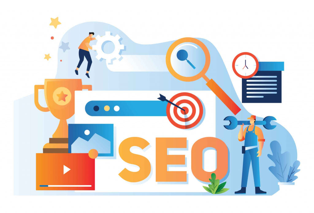 SEO Optimization Illustration (AI)