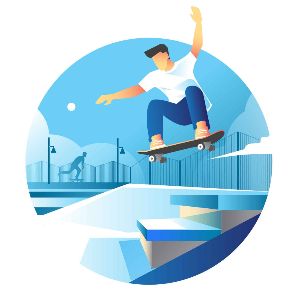Skater Vector Illustration (AI)